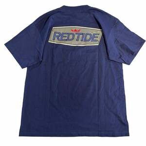 Red Tide Sportswear T-Shirt Size Large Blue Graphic Print Vintage